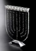 Menorah De Vidro Importada De Israel
